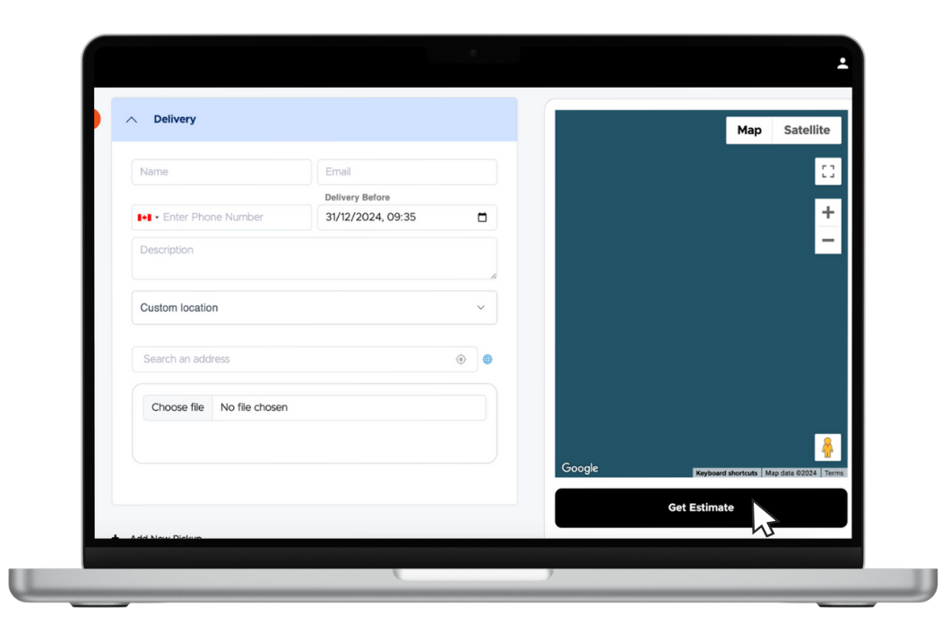 Get estimate of order
